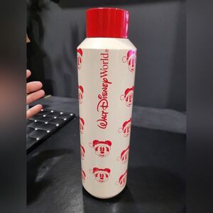 Walt Disney World Mickey Santa Starbucks Stainless Steel Water Bottle Glitter